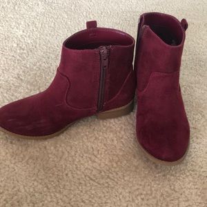 Children’s Place Girls Burgundy Boots